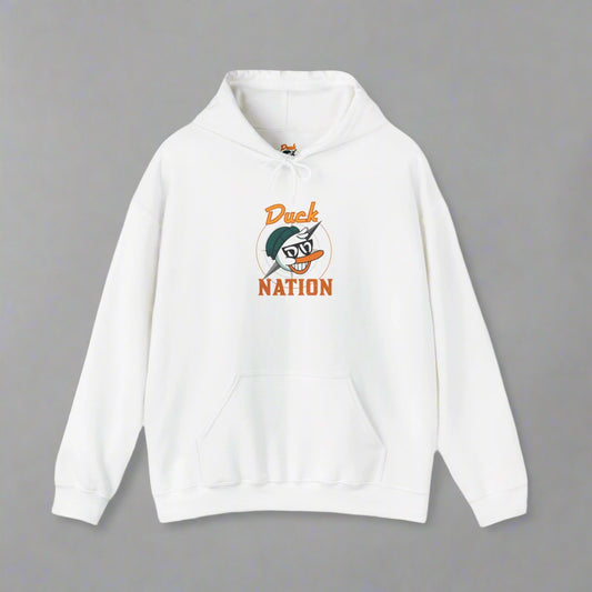 Duck Nation Hoodie - Bold Rebellious Flock Leader Design