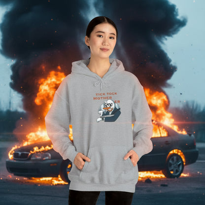 Tick Tock Unisex Hoodie – Warm Body. Cold Attitude