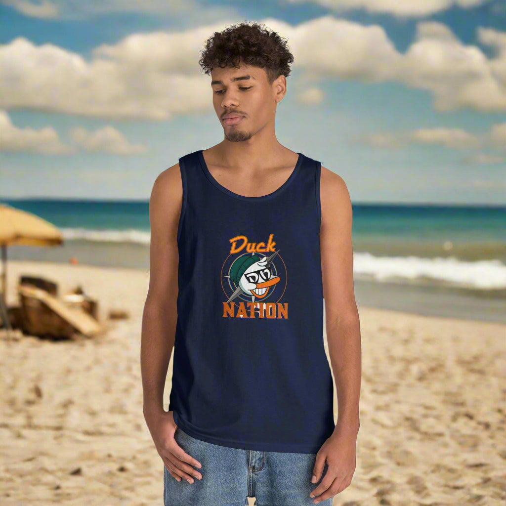 Duck Nation Tank Top - For the Quacker with Muscles and Attitude to Show