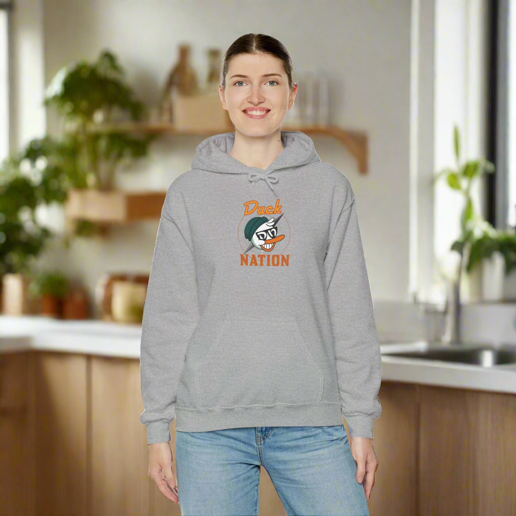 Duck Nation Hoodie - Bold Rebellious Flock Leader Design