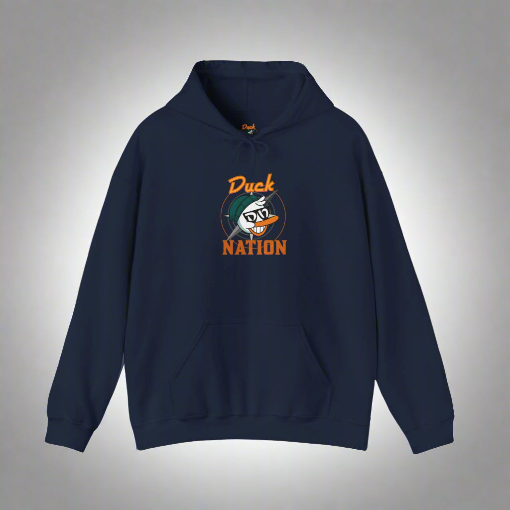 Duck Nation Hoodie - Bold Rebellious Flock Leader Design