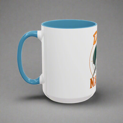 Duck Nation Coffee/Tea Mug - Colorful Ceramic Mug for Coffee/Tea Lovers who display an attitude to life.