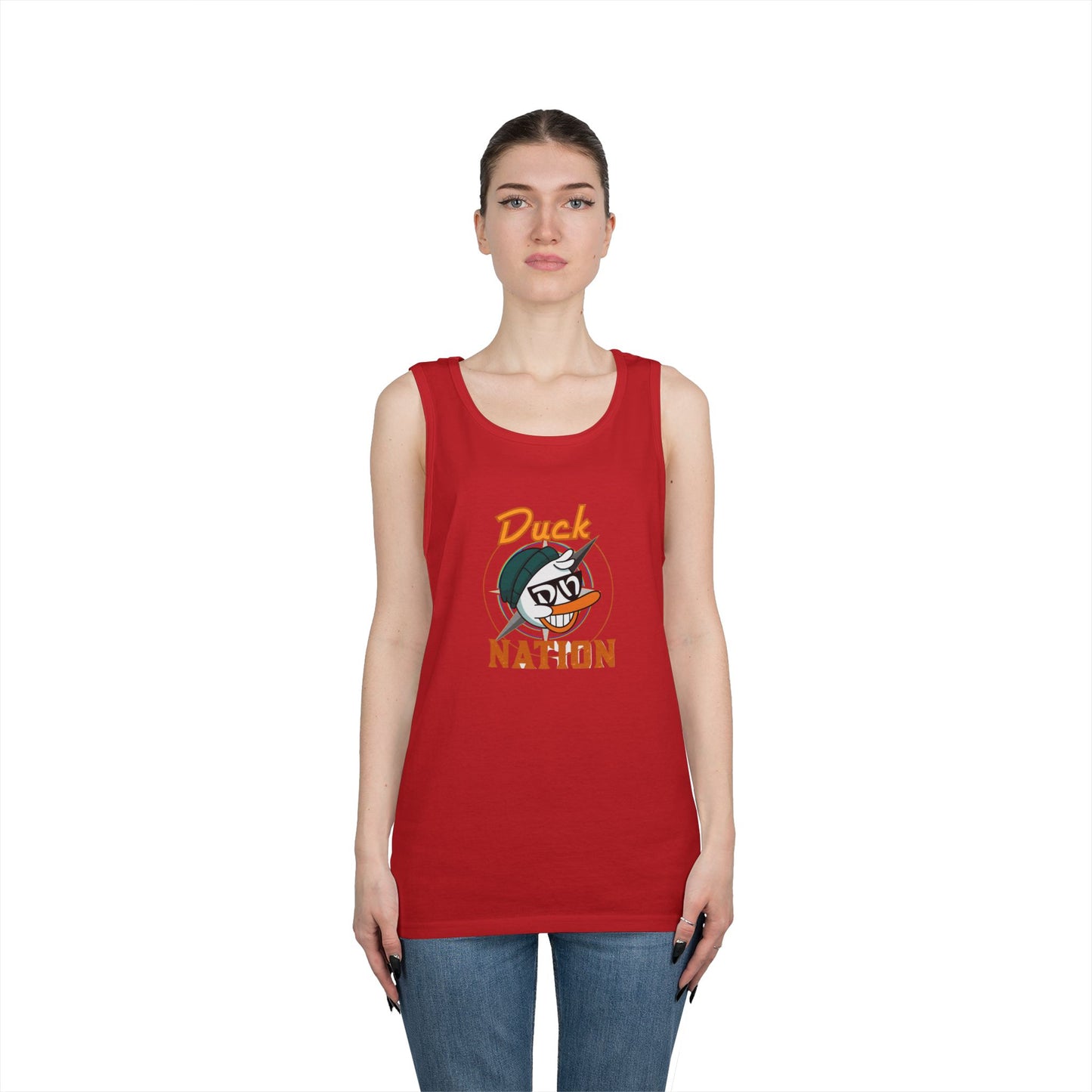 Duck Nation Tank Top - For the Quacker with Muscles and Attitude to Show