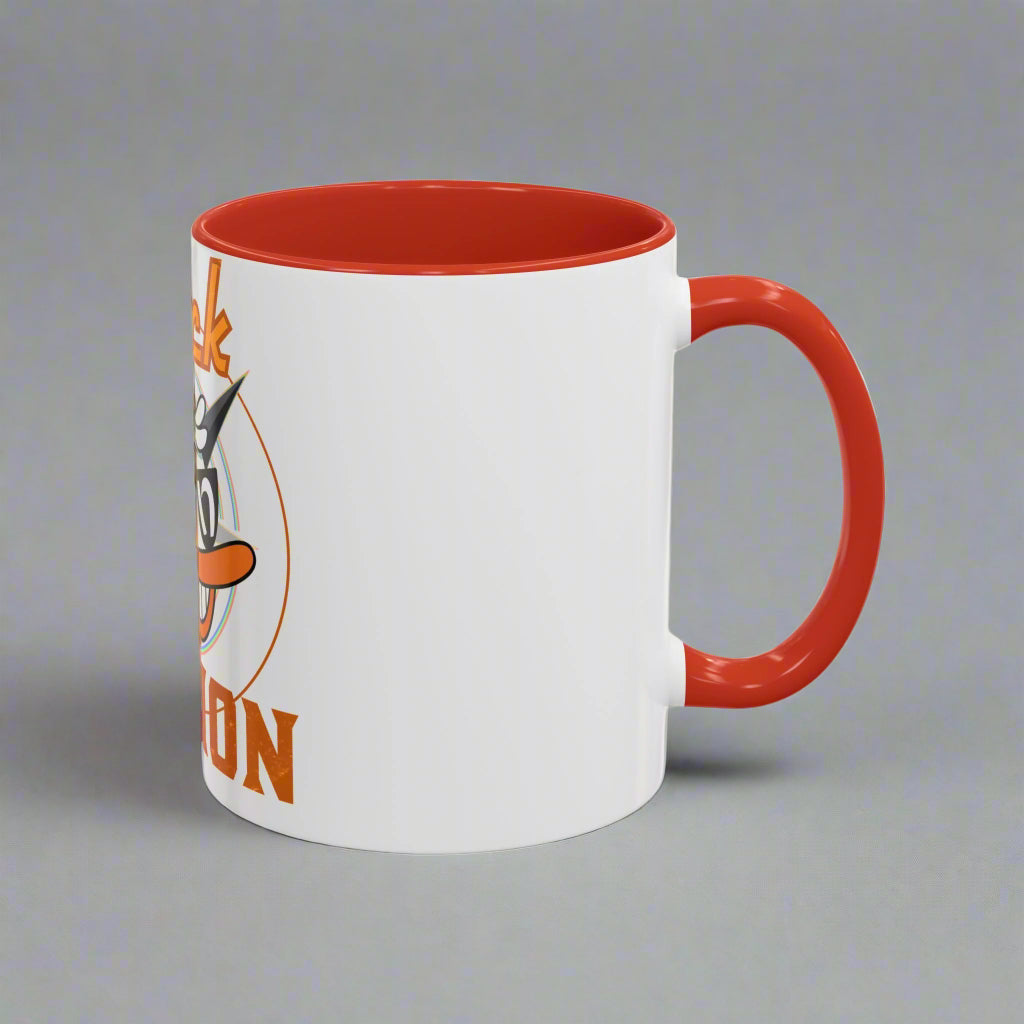 Duck Nation Coffee/Tea Mug - Colorful Ceramic Mug for Coffee/Tea Lovers who display an attitude to life.