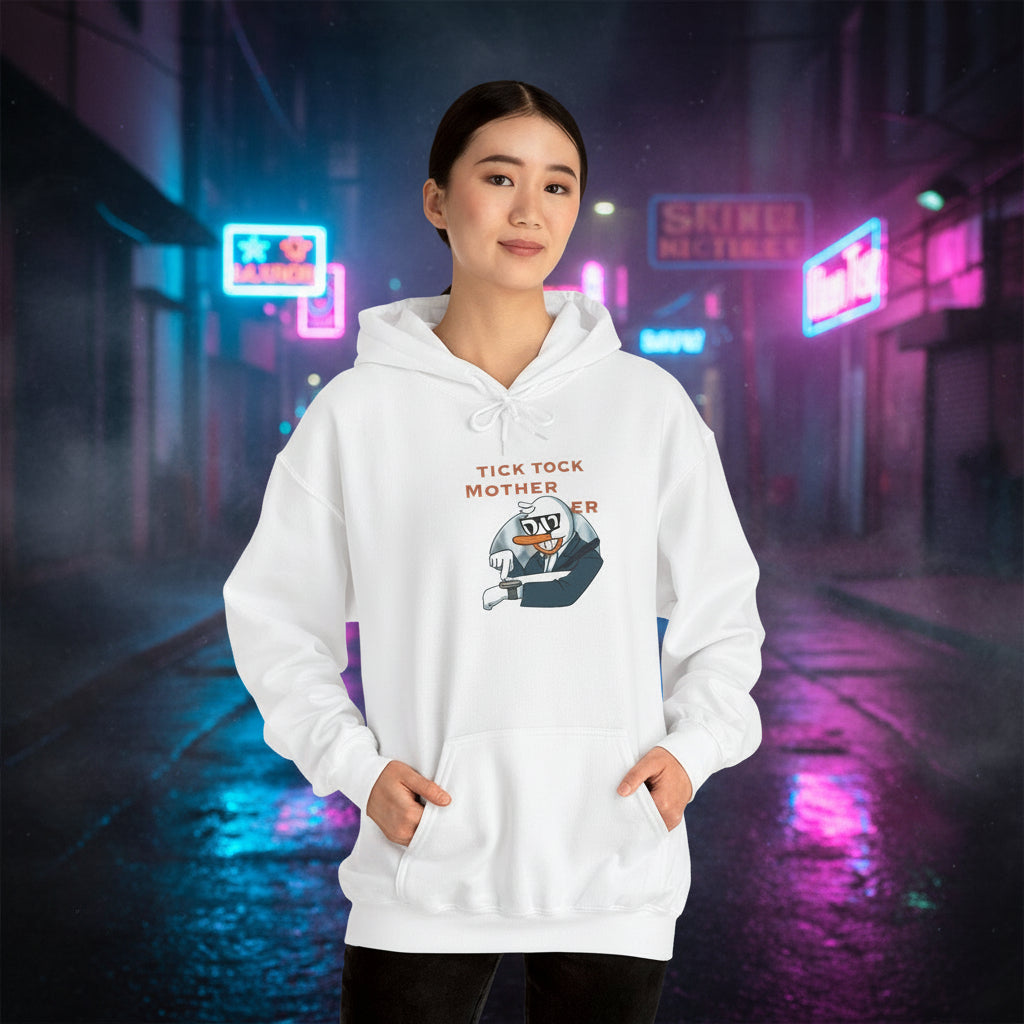 Tick Tock Unisex Hoodie – Warm Body. Cold Attitude