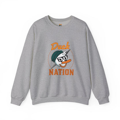 Duck Nation Attitude Sweatshirt - Lead the Quack Design