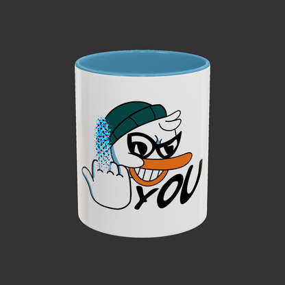 Duck You Coffee / Tea Mug - Your morning brew, with extra attitude
