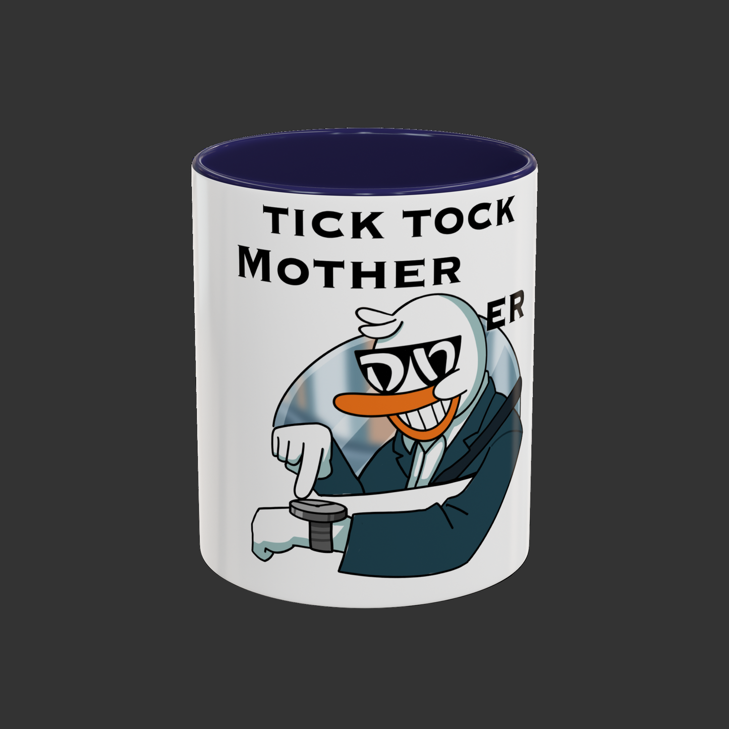Tick Tock Coffee / Tea Mug - Time's ticking. Don't waste it.