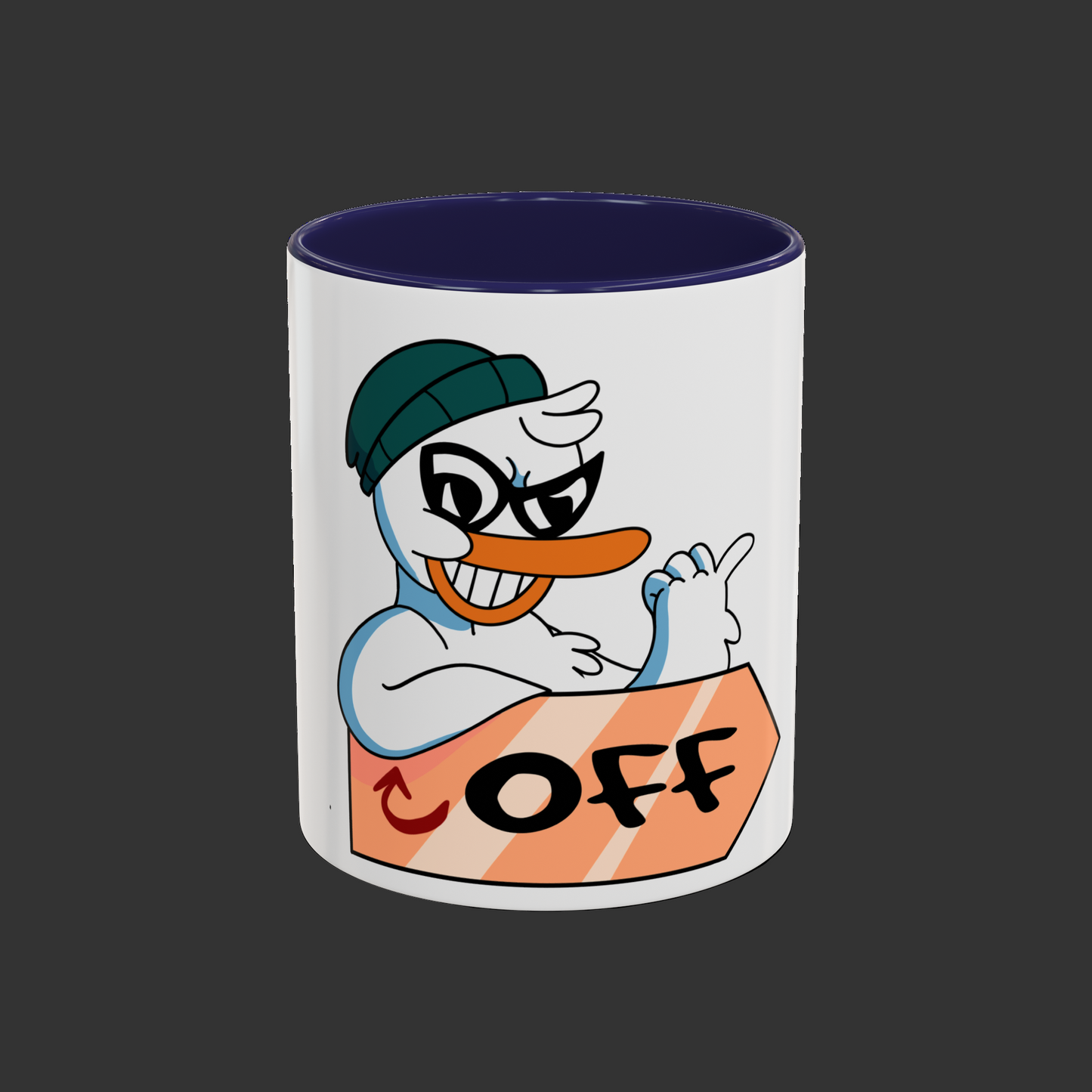 Duck Off Coffee / Tea Mug - Your morning attitude served hot