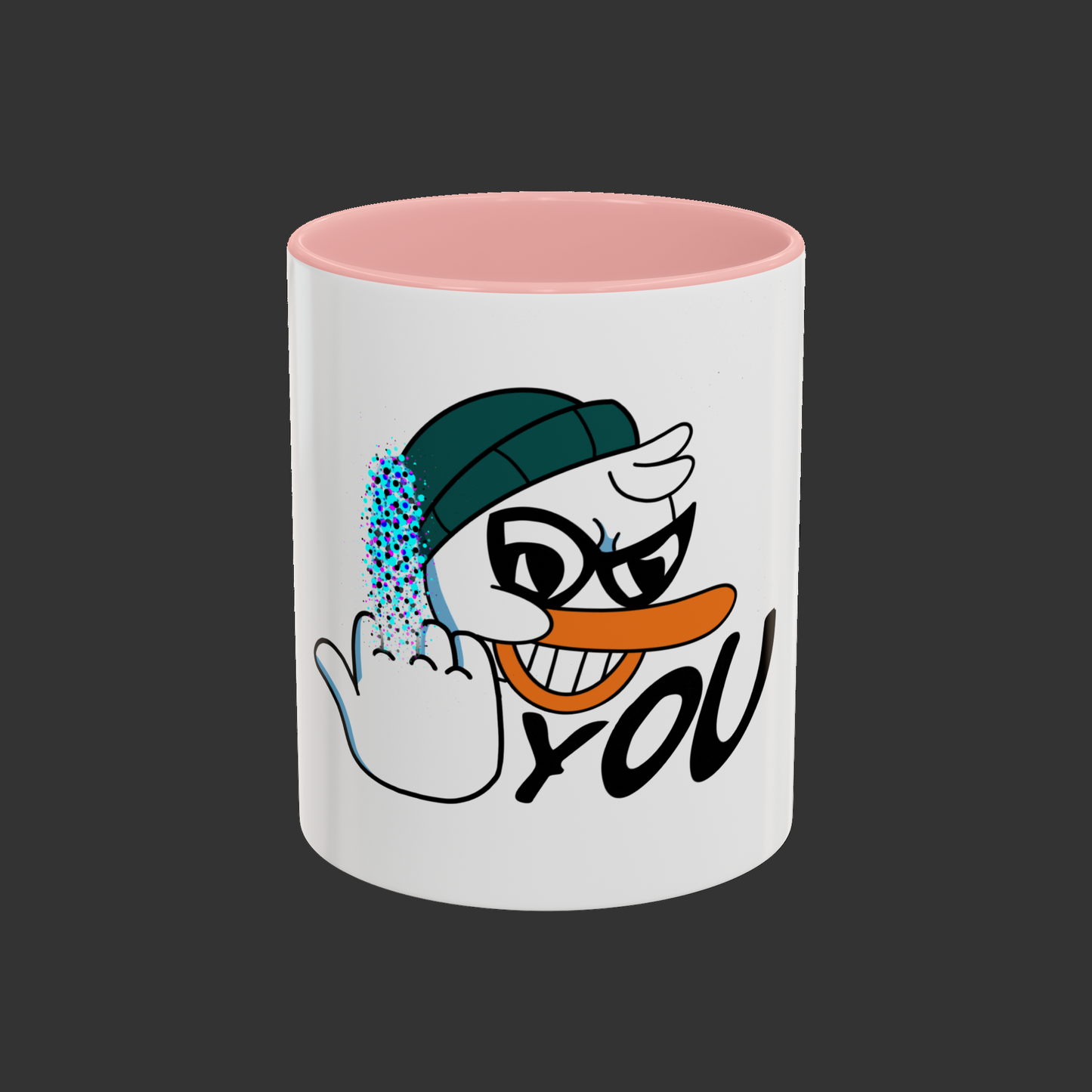 Duck You Coffee / Tea Mug - Your morning brew, with extra attitude