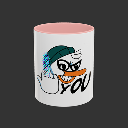 Duck You Coffee / Tea Mug - Your morning brew, with extra attitude