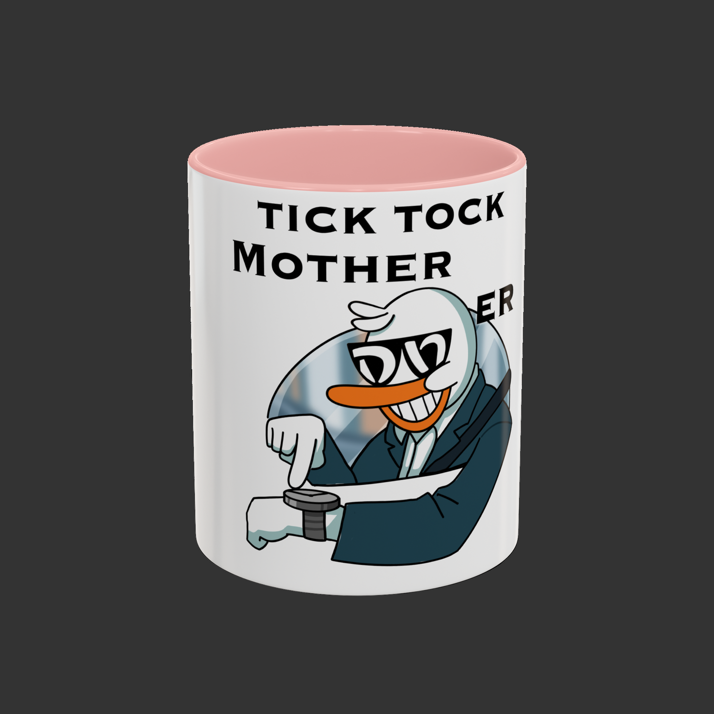 Tick Tock Coffee / Tea Mug - Time's ticking. Don't waste it.
