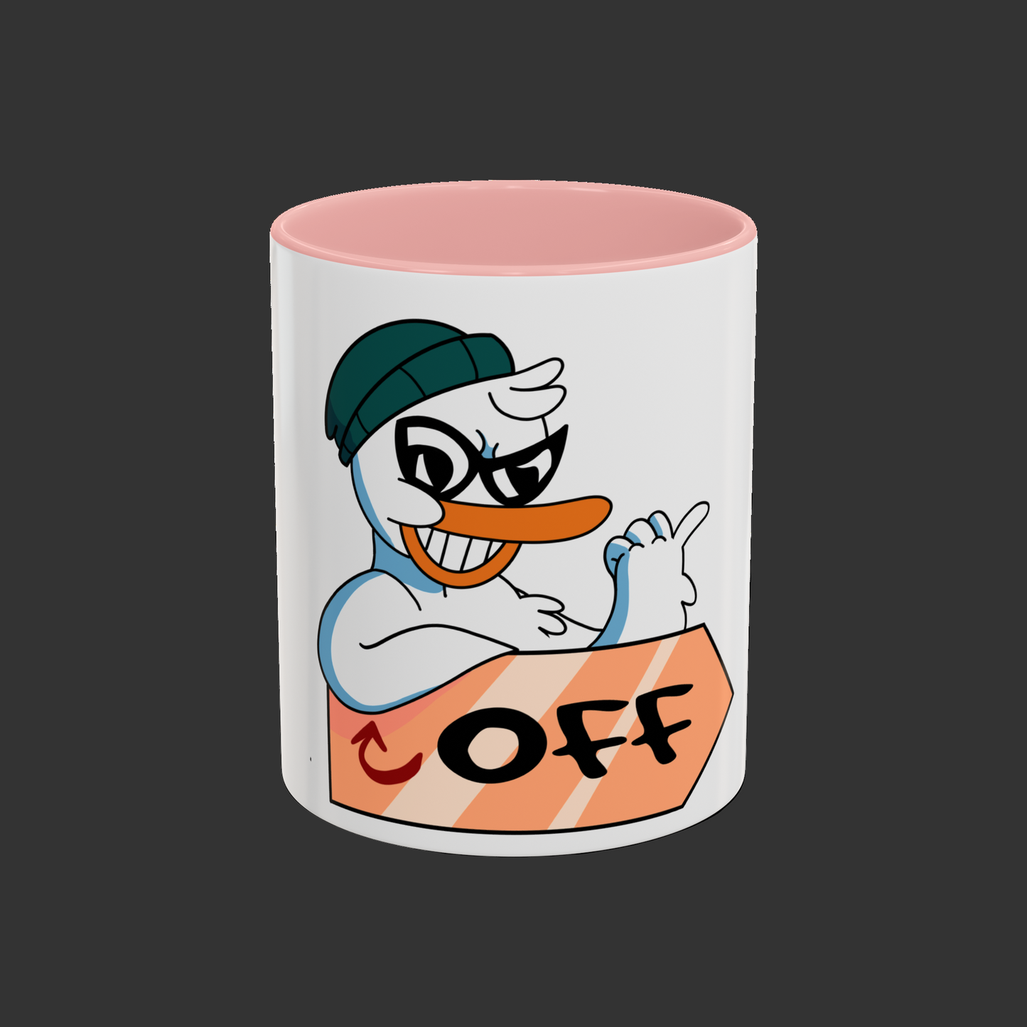 Duck Off Coffee / Tea Mug - Your morning attitude served hot