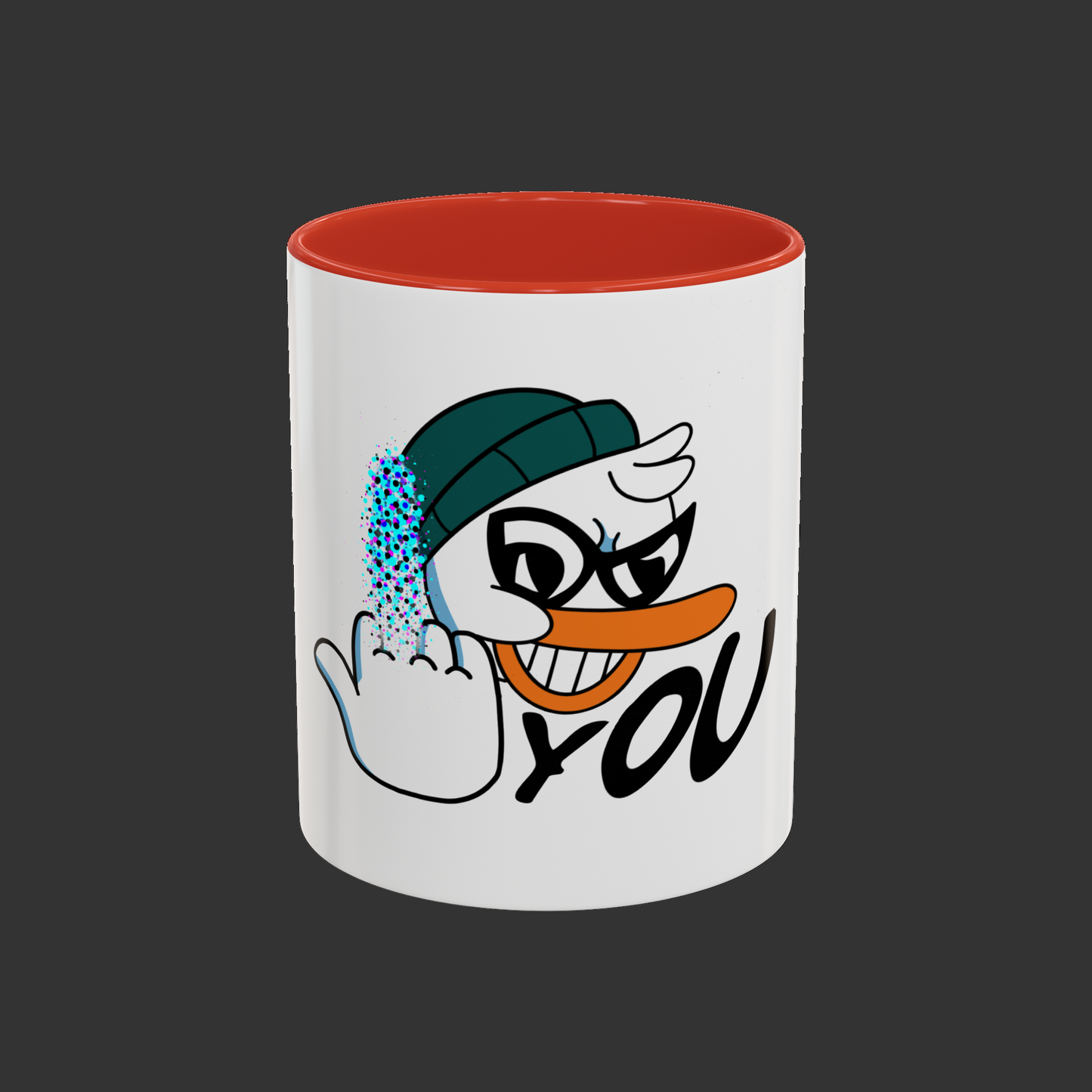Duck You Coffee / Tea Mug - Your morning brew, with extra attitude