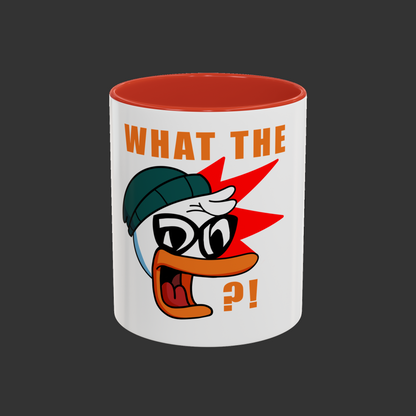 What the Duck Coffee / Tea Mug - Morning coffee. Instant attitude.