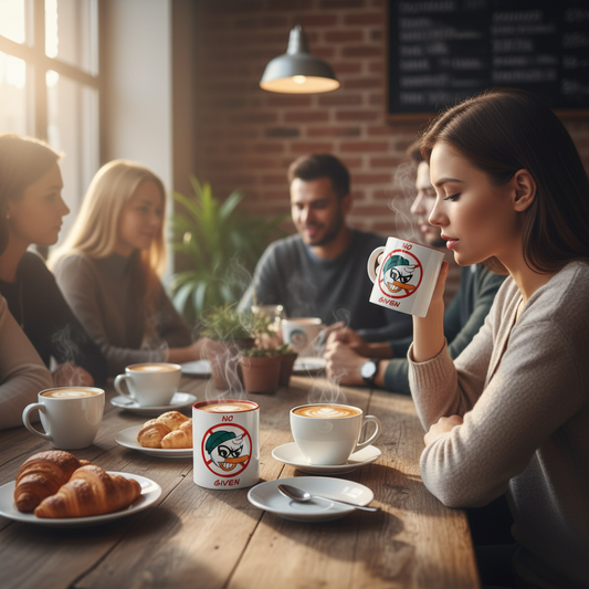No Ducks Given Coffee / Tea Mug - Coffee first. Zero ducks after.