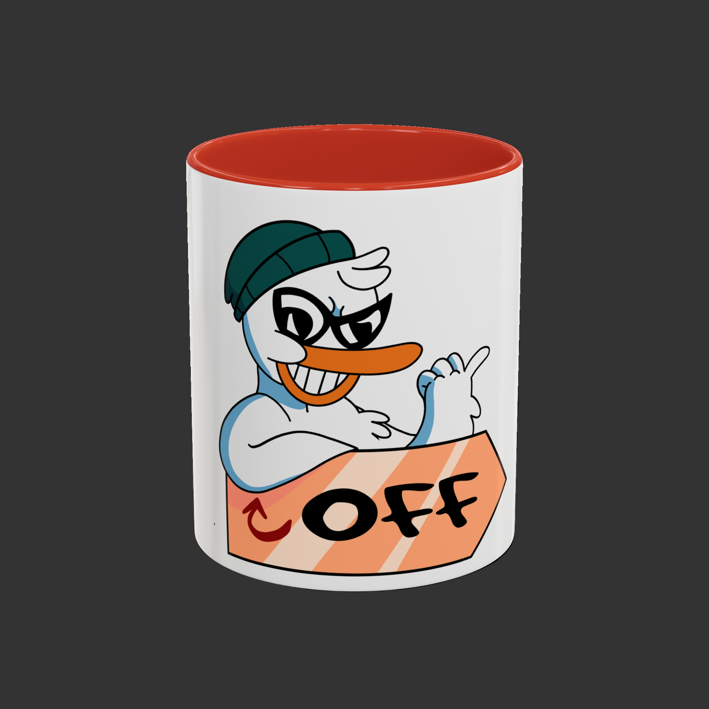 Duck Off Coffee / Tea Mug - Your morning attitude served hot