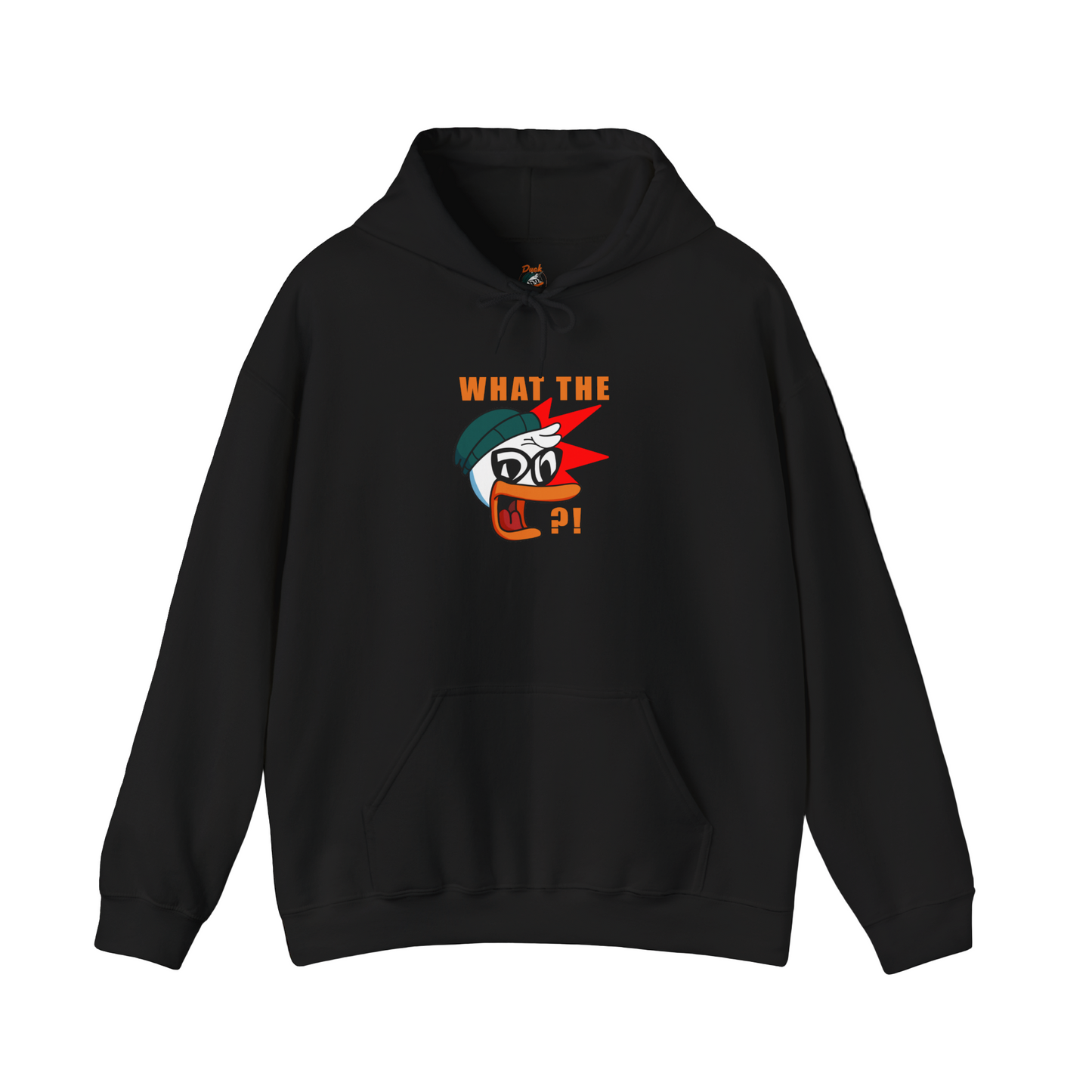 What the Duck Unisex Hoodie - Cozy. Bold. Duck unapologetically.