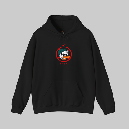 No Ducks Given Unisex Hoodie - Warm. Bold. Zero ducks to give.