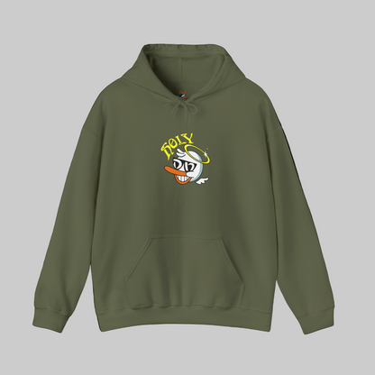 Holy Duck Unisex Streetwear Hoodie - Cozy comfort meets cheeky divine energy