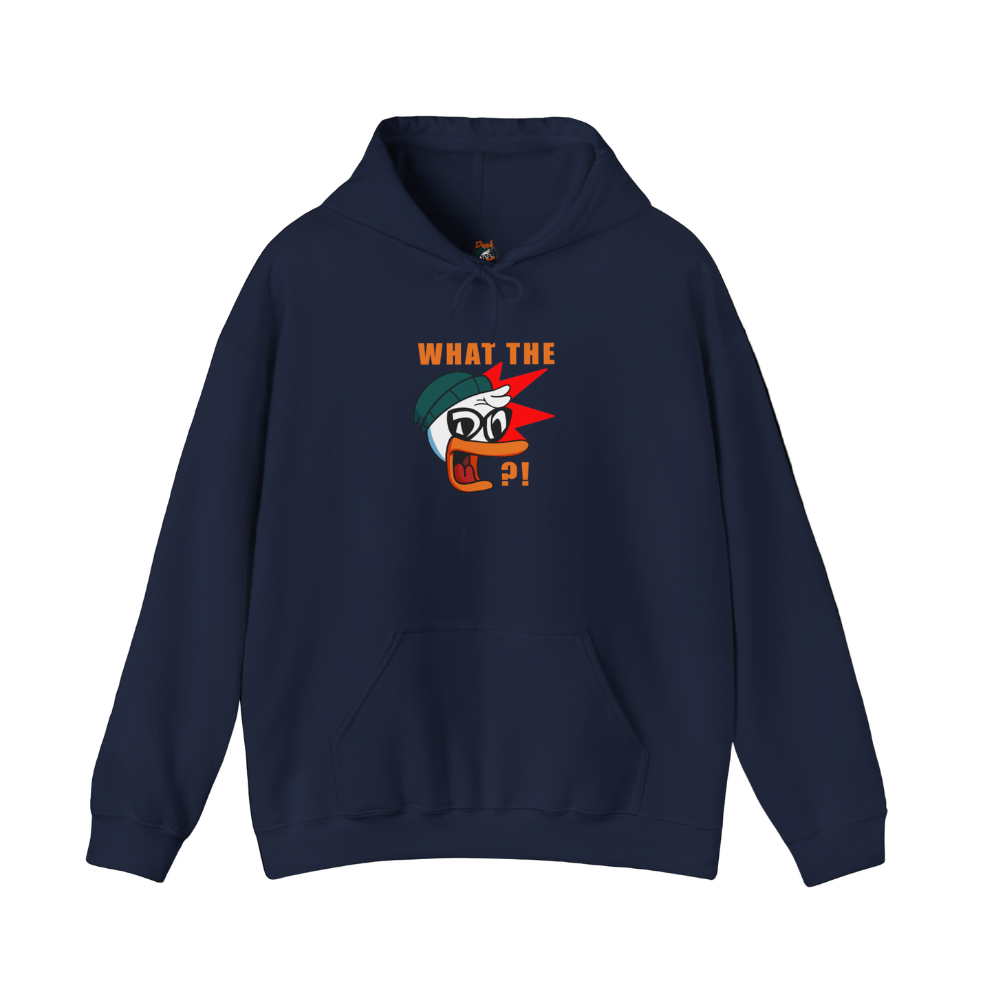 What the Duck Unisex Hoodie - Cozy. Bold. Duck unapologetically.