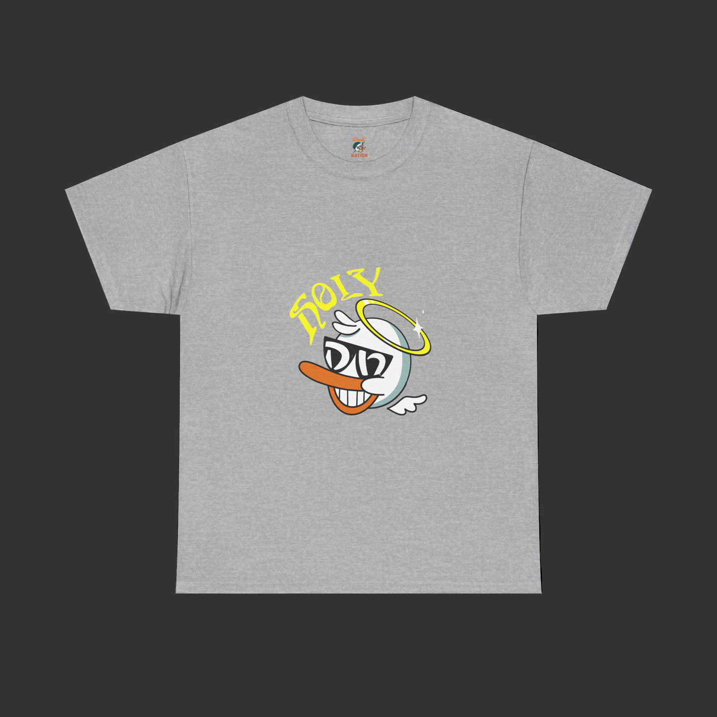 Holy Duck Unisex Streetwear Tee - A divine dose of attitude, streetwear style