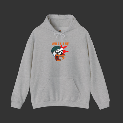 What the Duck Unisex Hoodie - Cozy. Bold. Duck unapologetically.
