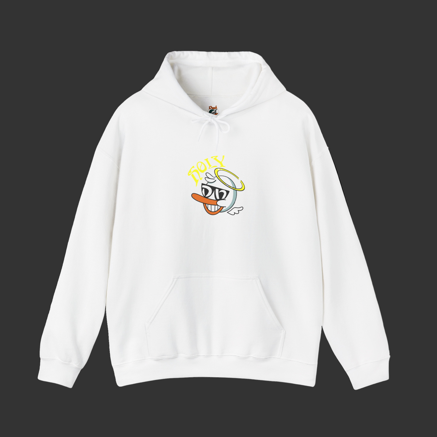 Holy Duck Unisex Streetwear Hoodie - Cozy comfort meets cheeky divine energy