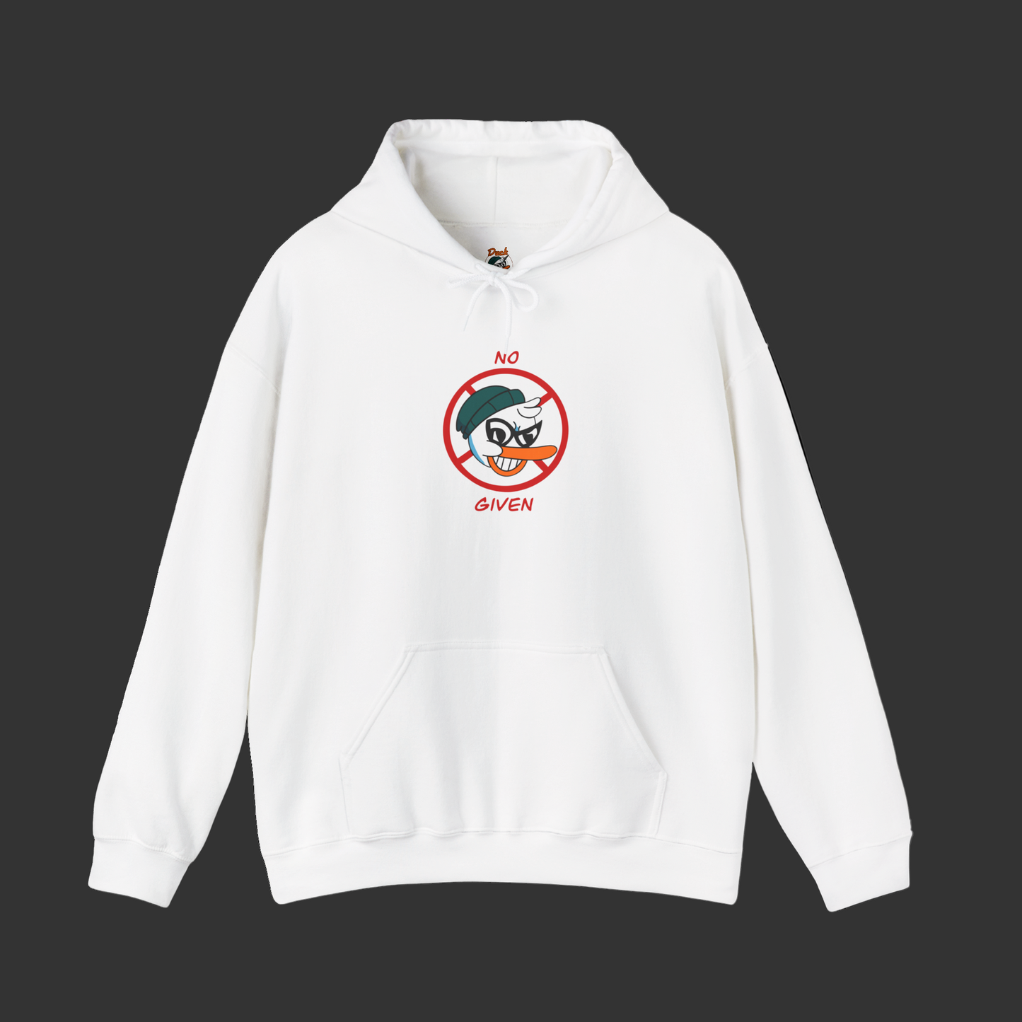 No Ducks Given Unisex Hoodie - Warm. Bold. Zero ducks to give.