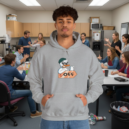 Duck Off Unisex Streetwear Hoodie - When "no" isn't enough, say it with a hoodie