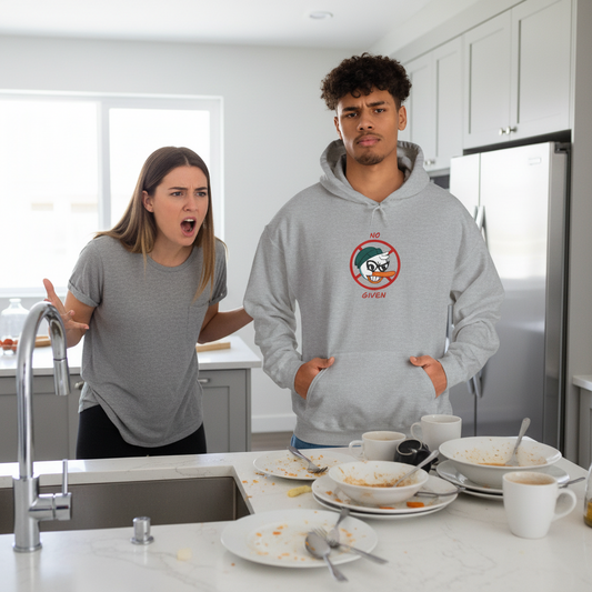 No Ducks Given Unisex Hoodie - Warm. Bold. Zero ducks to give.