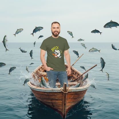 Holy Duck Unisex Streetwear Tee - A divine dose of attitude, streetwear style