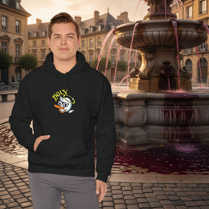 Holy Duck Unisex Streetwear Hoodie - Cozy comfort meets cheeky divine energy