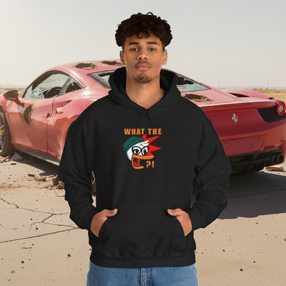 What the Duck Unisex Hoodie - Cozy. Bold. Duck unapologetically.